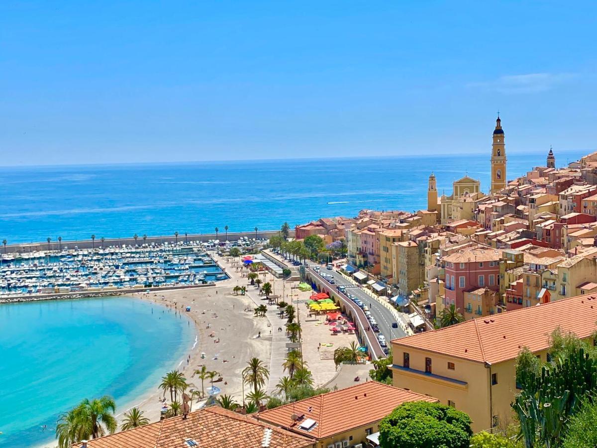 Apartmán Les Glycines Menton Exteriér fotografie